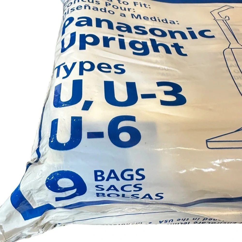 EnviroCare Panasonic Vacuum Bags Type U U-3 U-6 816-9 Micro Filtration 9 Pack